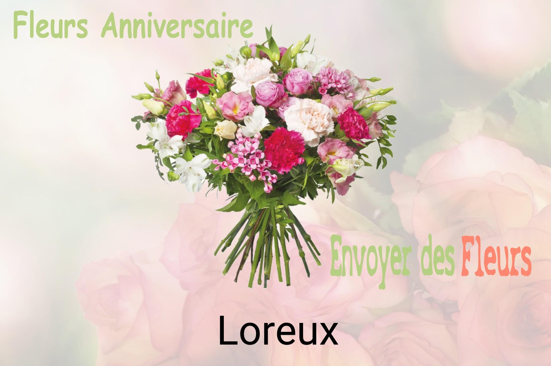 Bouquet de fleurs d’anniversaire livré à Loreux