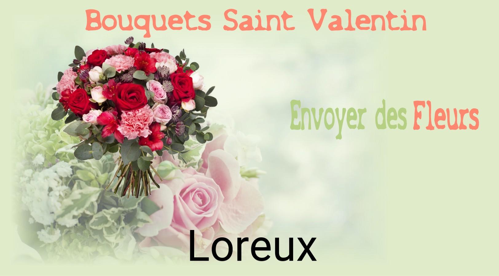 Roses de Saint-Valentin livrées à Loreux